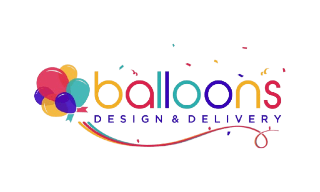 balloons design and delivery logo