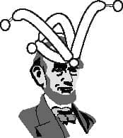 Abe Lincoln in a balloon hat